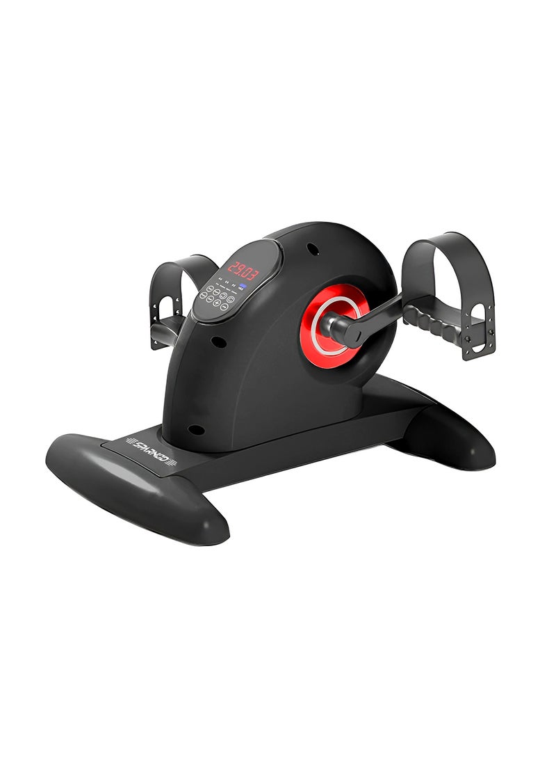 Sparnod Fitness SMB-625 Electric Mini Exercise Bike, Portable Pedal Exerciser with Remote Control, LCD Display for Time Speed Distance Calories, Quiet Motor, Forward & Reverse Motion, 150kg Capacity - Image 1